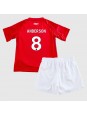 Nottingham Forest Elliot Anderson #8 Domácí dres pro děti 2024-25 Krátký Rukáv (+ trenýrky)